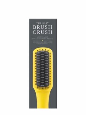 Brush Crush Mini Heated Straightening Brush new in box